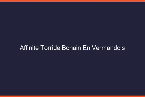 Affinite Torride Bohain-en-Vermandois