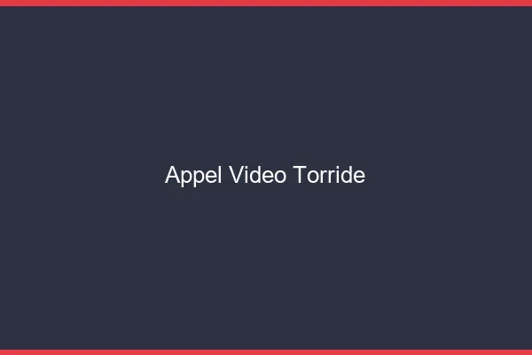 Appel video torride