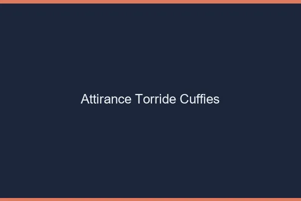 Attirance Torride Cuffies