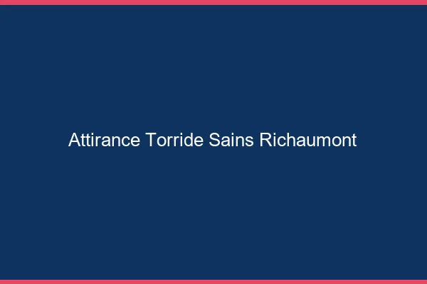 Attirance Torride Sains-Richaumont