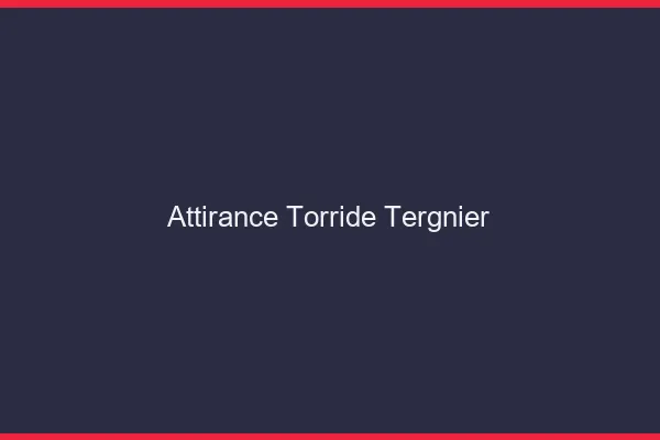 Attirance Torride Tergnier