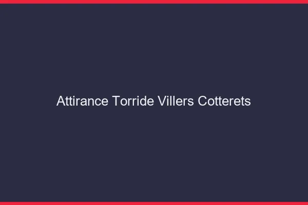 Attirance Torride Villers-Cotterets