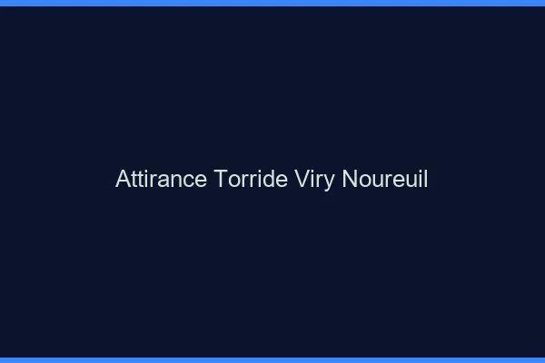 Attirance Torride Viry-Noureuil