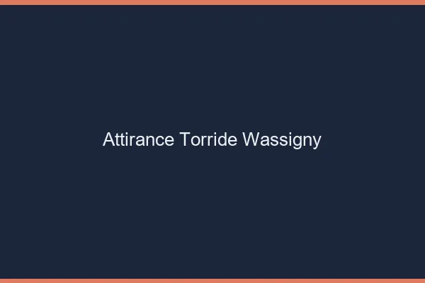 Attirance Torride Wassigny