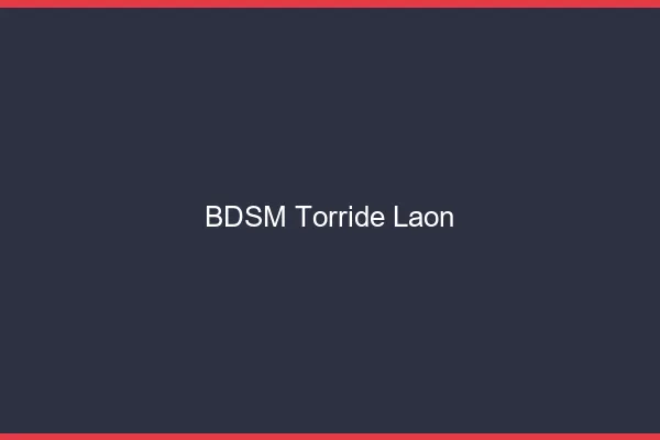 BDSM torride Laon