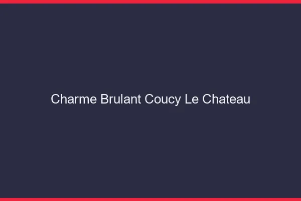 Charme Brulant Coucy-le-Chateau