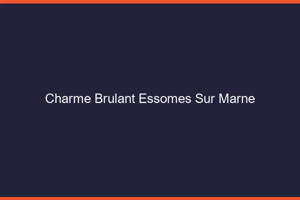 Charme Brulant Essomes-sur-Marne