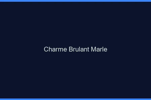 Charme Brulant Marle