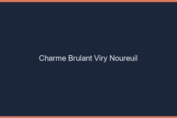 Charme Brulant Viry-Noureuil