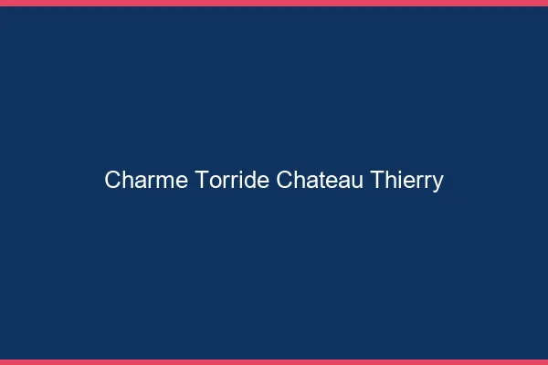 Charme Torride Chateau-Thierry