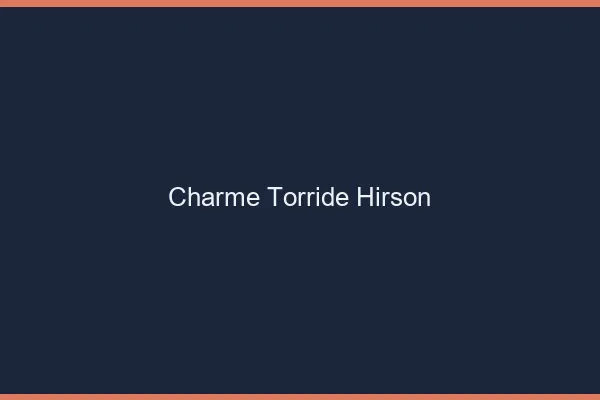 Charme Torride Hirson