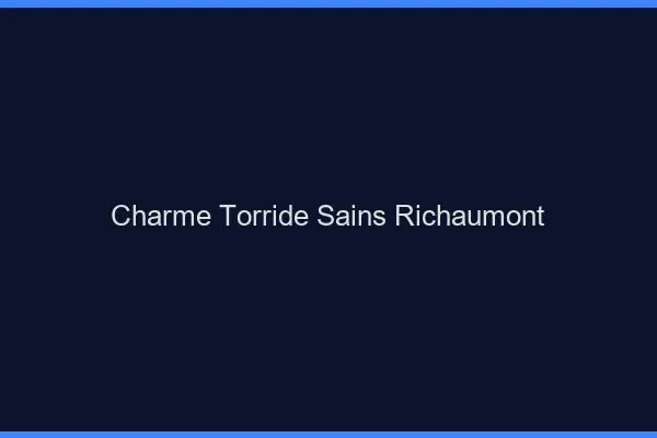 Charme Torride Sains-Richaumont
