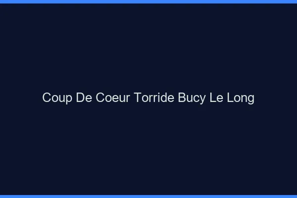 Coup de Coeur Torride Bucy-le-Long