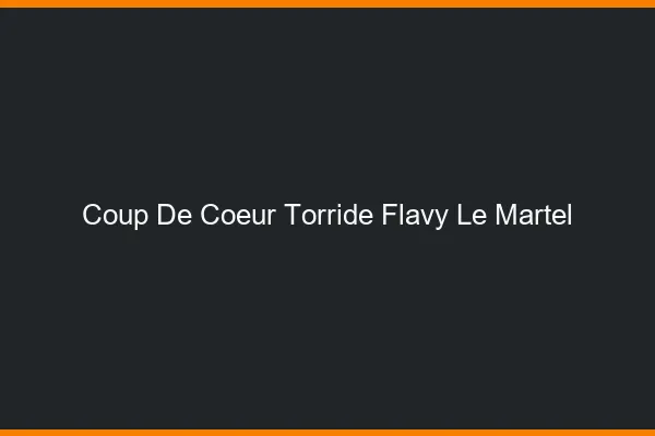 Coup de Coeur Torride Flavy-le-Martel