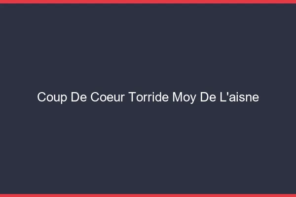 Coup de Coeur Torride Moy-de-l'Aisne