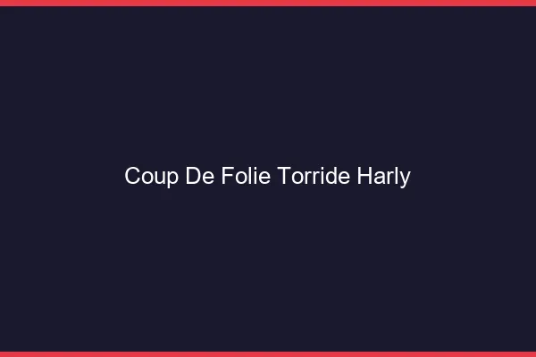 Coup de Folie Torride Harly