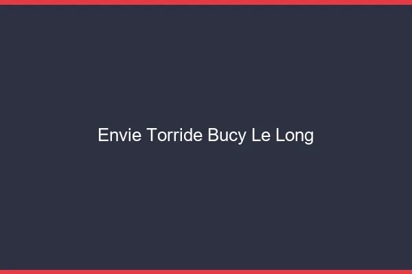 Envie Torride Bucy-le-Long
