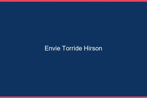 Envie Torride Hirson