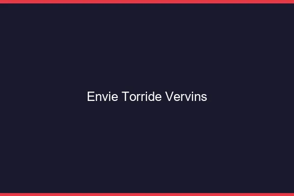 Envie Torride Vervins