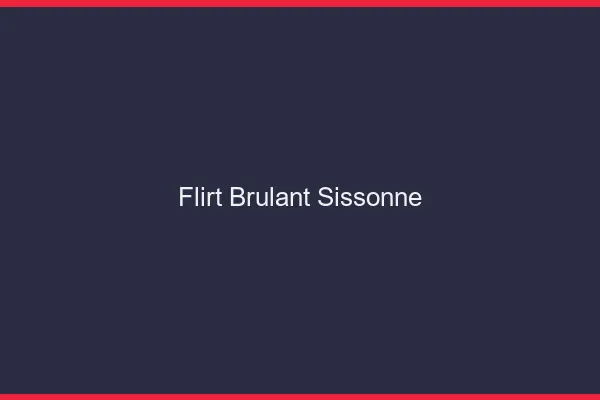 Flirt Brulant Sissonne