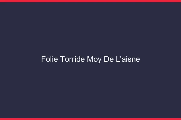 Folie Torride Moy-de-l'Aisne