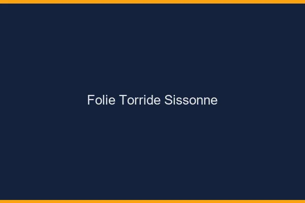 Folie Torride Sissonne