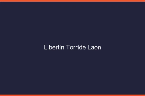 Libertin torride Laon