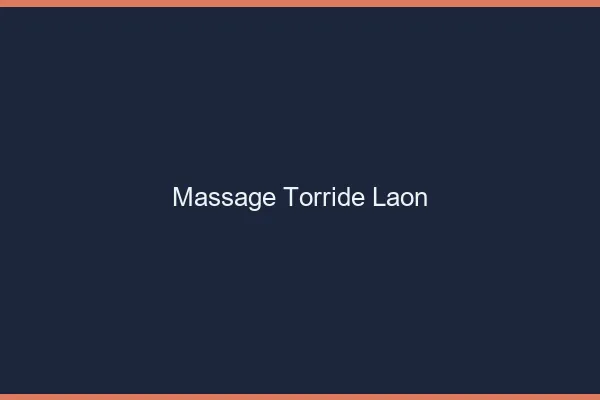 Massage torride Laon