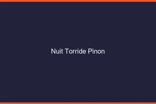 Nuit Torride Pinon