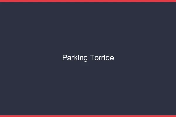 Parking torride