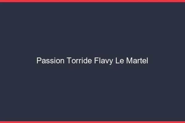 Passion Torride Flavy-le-Martel