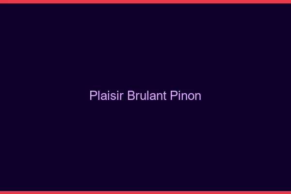Plaisir Brulant Pinon