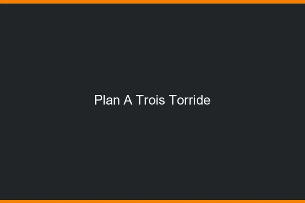 Plan a trois torride