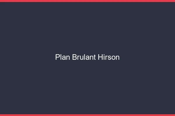 Plan Brulant Hirson