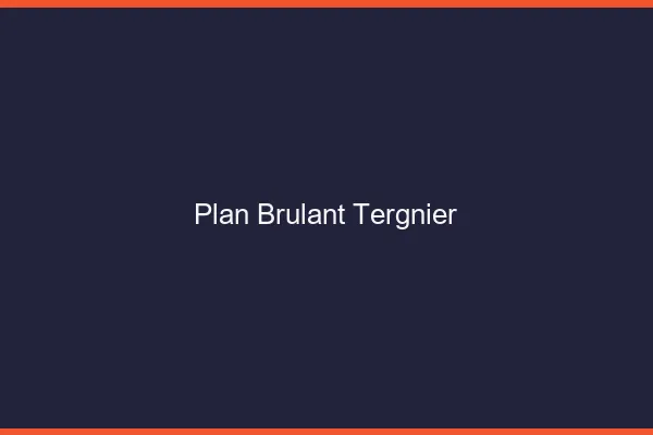 Plan Brulant Tergnier